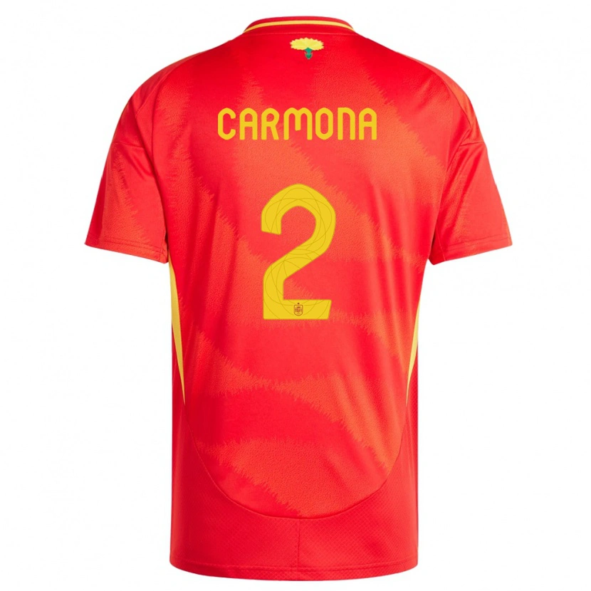 Danxen Men Spain José Ángel Carmona #2 Red Home Jersey 24-26 T-Shirt