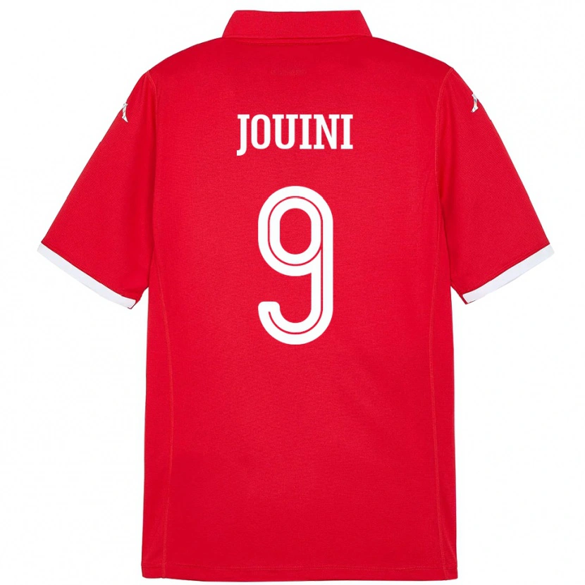 Danxen Men Tunisia Haythem Jouini #9 Red Home Jersey 24-26 T-Shirt