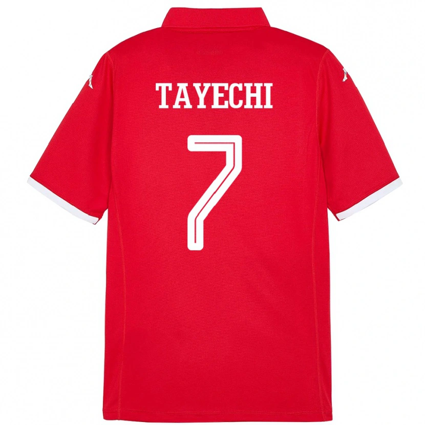 Danxen Men Tunisia Fedi Tayechi #7 Red Home Jersey 24-26 T-Shirt