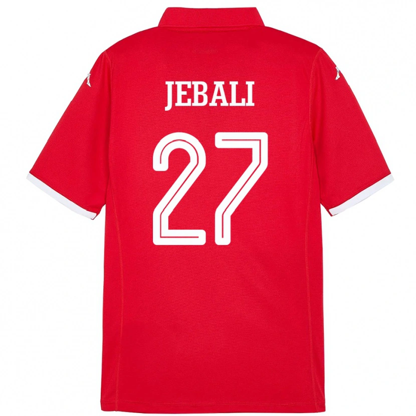 Danxen Men Tunisia Issam Jebali #27 Red Home Jersey 24-26 T-Shirt