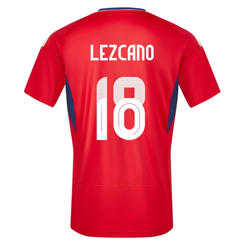 Danxen Men Costa Rica Alexandre Lezcano #18 Red Home Jersey 24-26 T-Shirt