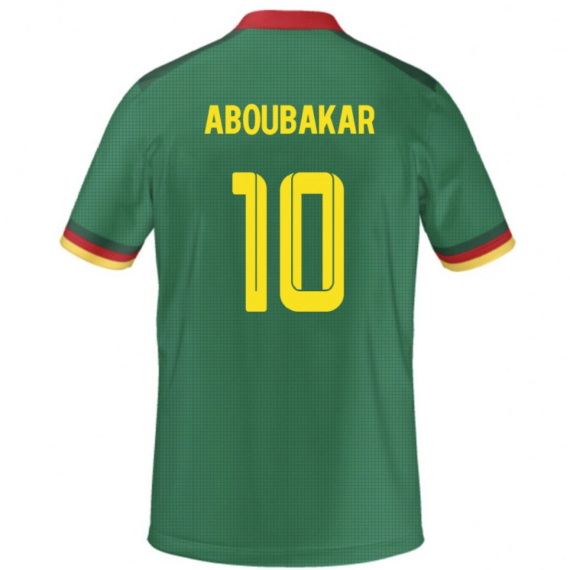 Danxen Men Cameroon Vincent Aboubakar #10 Green Home Jersey 24-26 T-Shirt