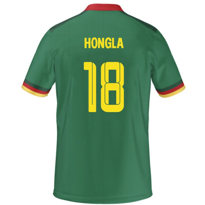 Danxen Men Cameroon Martin Hongla #18 Green Home Jersey 24-26 T-Shirt