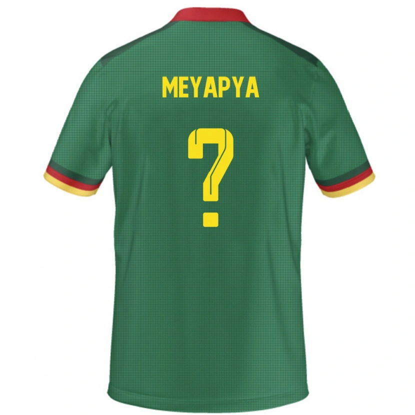 Danxen Men Cameroon Blondon Meyapya #0 Green Home Jersey 24-26 T-Shirt