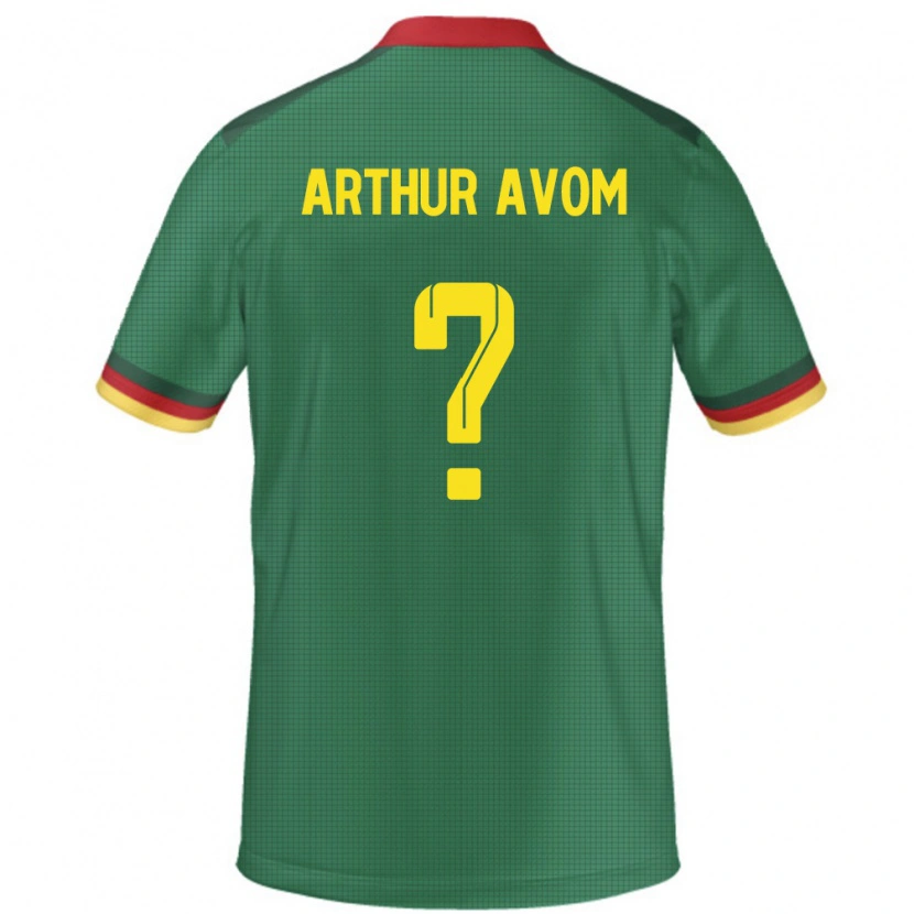 Danxen Men Cameroon Arthur Avom #0 Green Home Jersey 24-26 T-Shirt