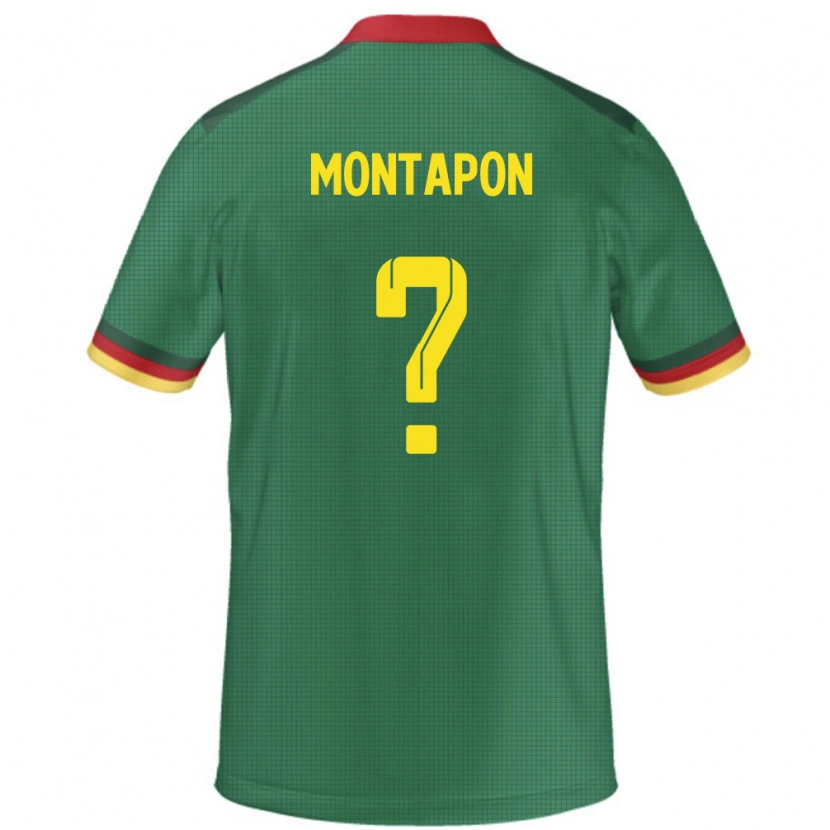 Danxen Men Cameroon Fadil Montapon #0 Green Home Jersey 24-26 T-Shirt