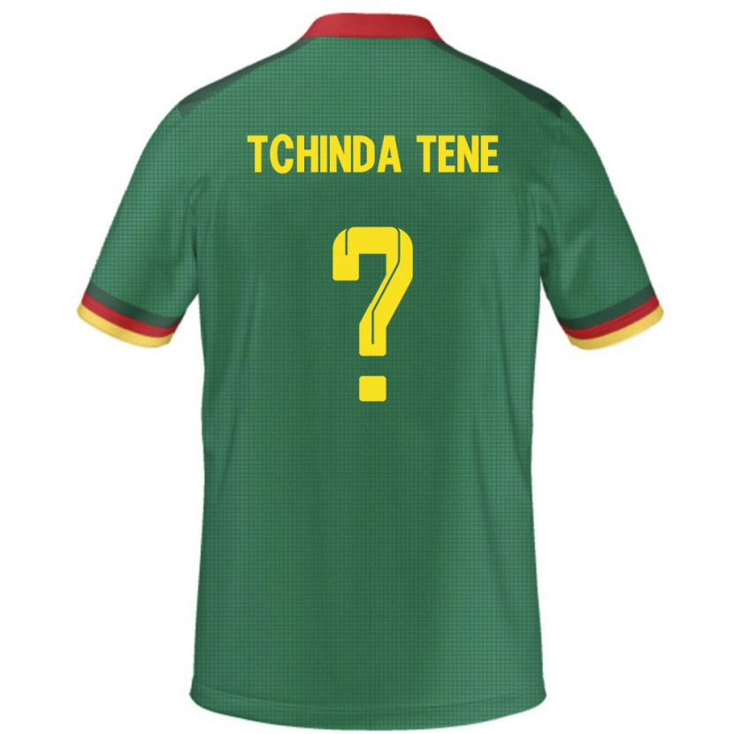 Danxen Men Cameroon Joseph Tchinda Tene #0 Green Home Jersey 24-26 T-Shirt