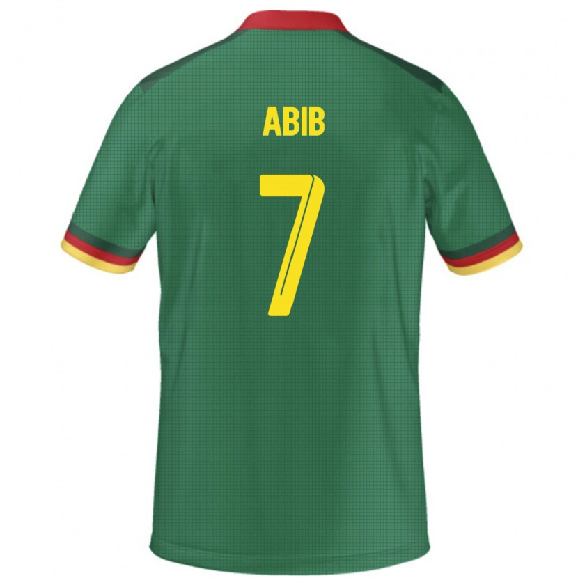 Danxen Men Cameroon Tize Abib #7 Green Home Jersey 24-26 T-Shirt