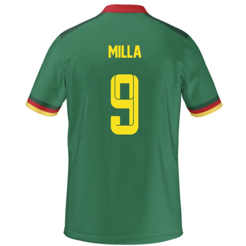 Danxen Men Cameroon Kevin-Prince Milla #9 Green Home Jersey 24-26 T-Shirt