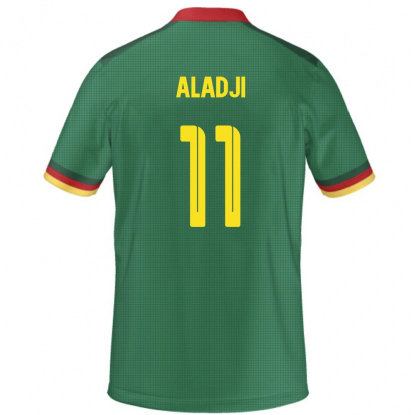 Danxen Men Cameroon Abakar Aladji #11 Green Home Jersey 24-26 T-Shirt