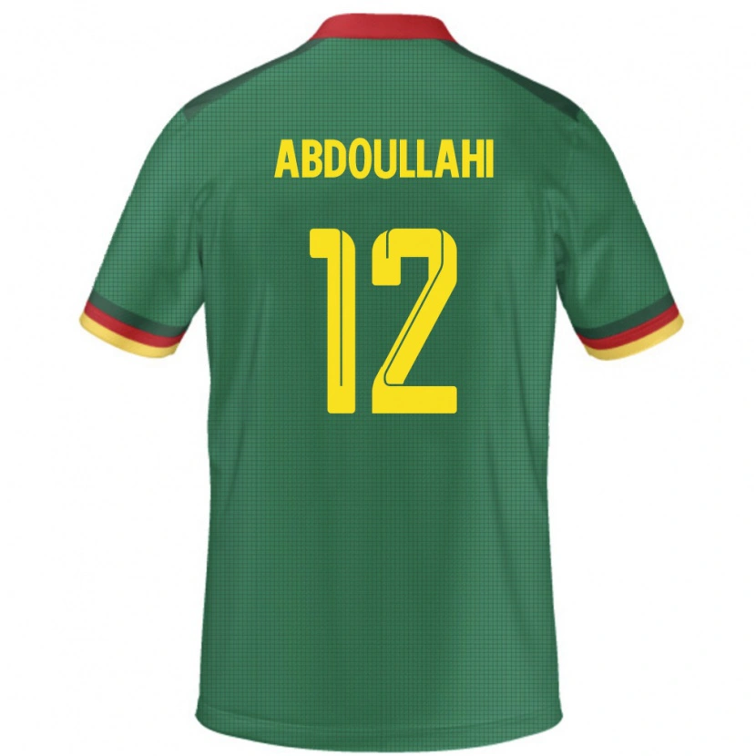 Danxen Men Cameroon Tidjani Ahmadou Abdoullahi #12 Green Home Jersey 24-26 T-Shirt