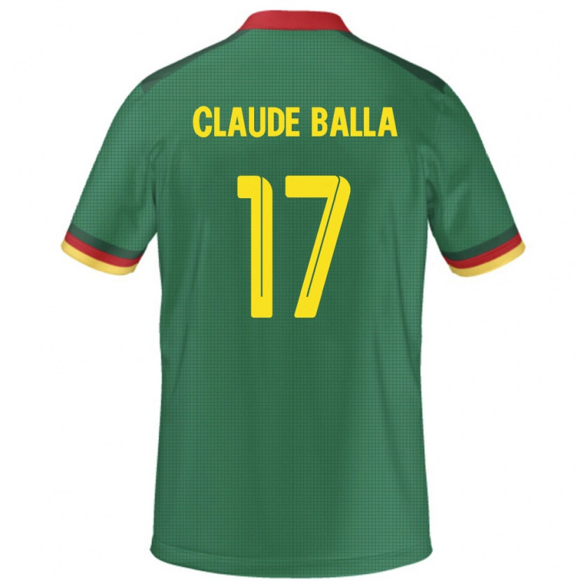 Danxen Men Cameroon Henri Claude Balla #17 Green Home Jersey 24-26 T-Shirt