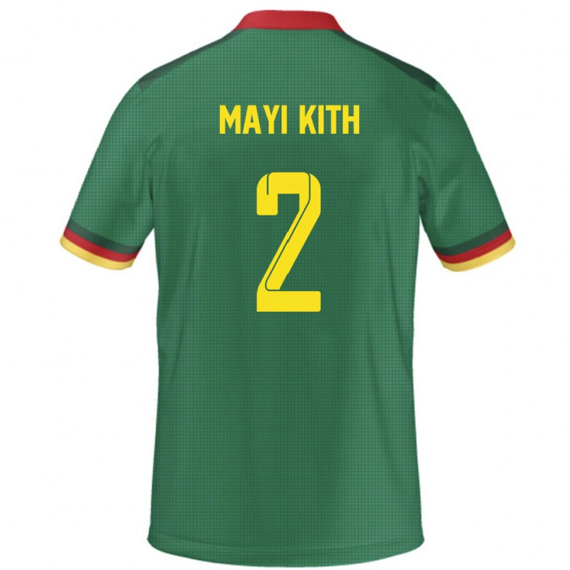 Danxen Men Cameroon Easther Mayi Kith #2 Green Home Jersey 24-26 T-Shirt