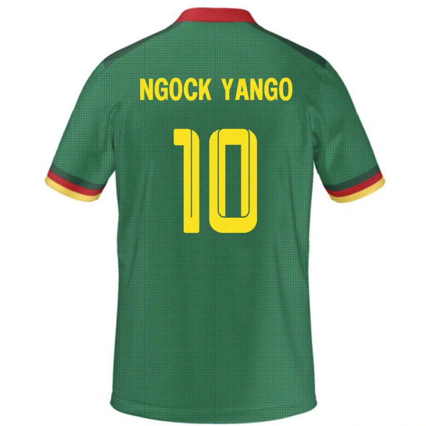 Danxen Men Cameroon Grace Ngock Yango #10 Green Home Jersey 24-26 T-Shirt