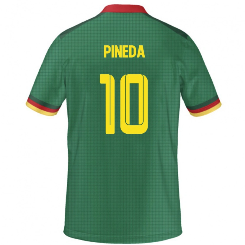 Danxen Men Cameroon Etienne Eto O Pineda #10 Green Home Jersey 24-26 T-Shirt