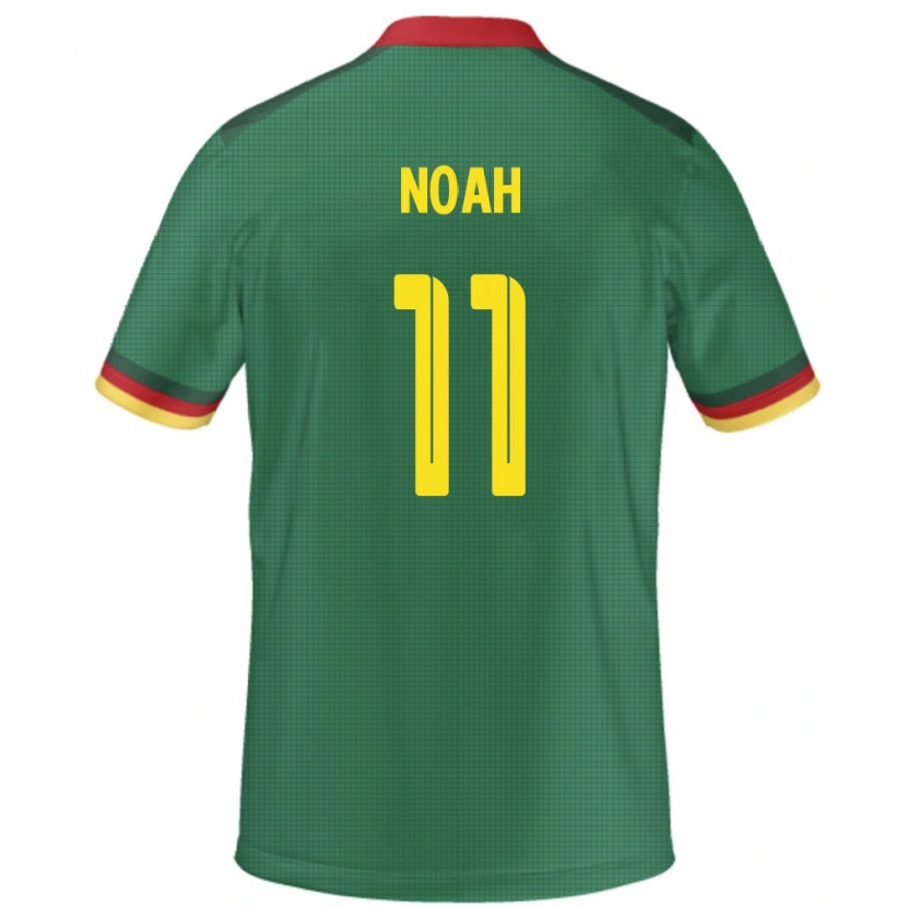 Danxen Men Cameroon Yanick Noah #11 Green Home Jersey 24-26 T-Shirt