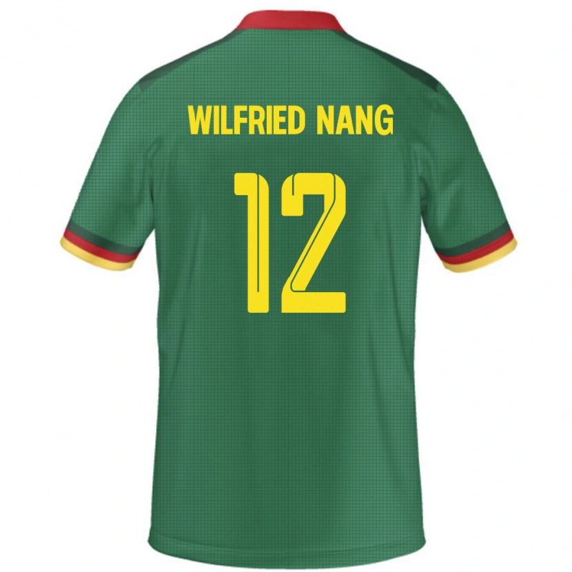 Danxen Men Cameroon Toni Wilfried Nang #12 Green Home Jersey 24-26 T-Shirt