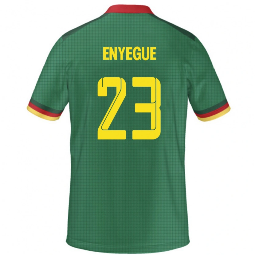 Danxen Men Cameroon Regine Enyegue #23 Green Home Jersey 24-26 T-Shirt