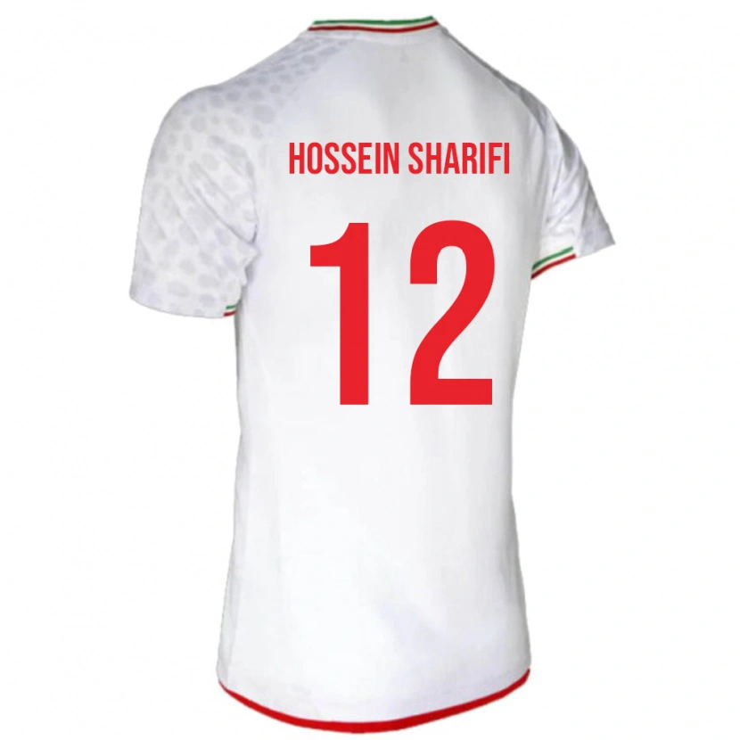 Danxen Men Iran Mohammad Hossein Sharifi #12 White Home Jersey 24-26 T-Shirt