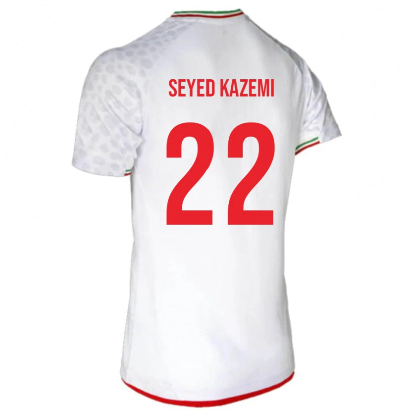 Danxen Men Iran Arefeh Seyed Kazemi #22 White Home Jersey 24-26 T-Shirt