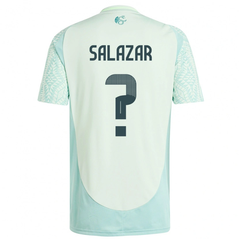 Danxen Men Mexico Bryan Salazar #0 Linen Green Away Jersey 24-26 T-Shirt