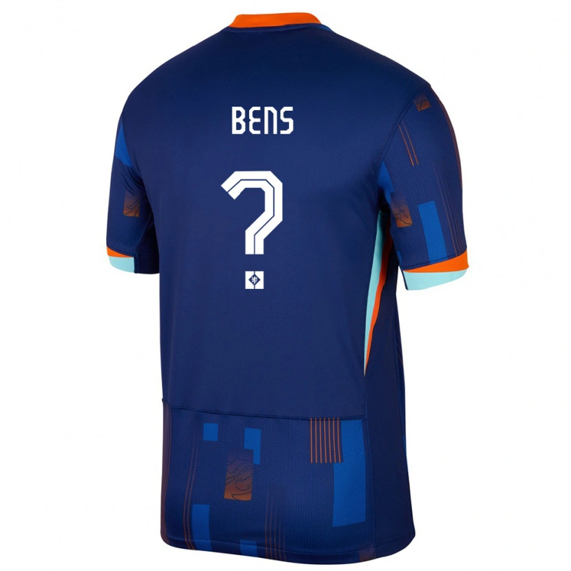 Danxen Men Netherlands Teun Bens #0 Blue Away Jersey 24-26 T-Shirt