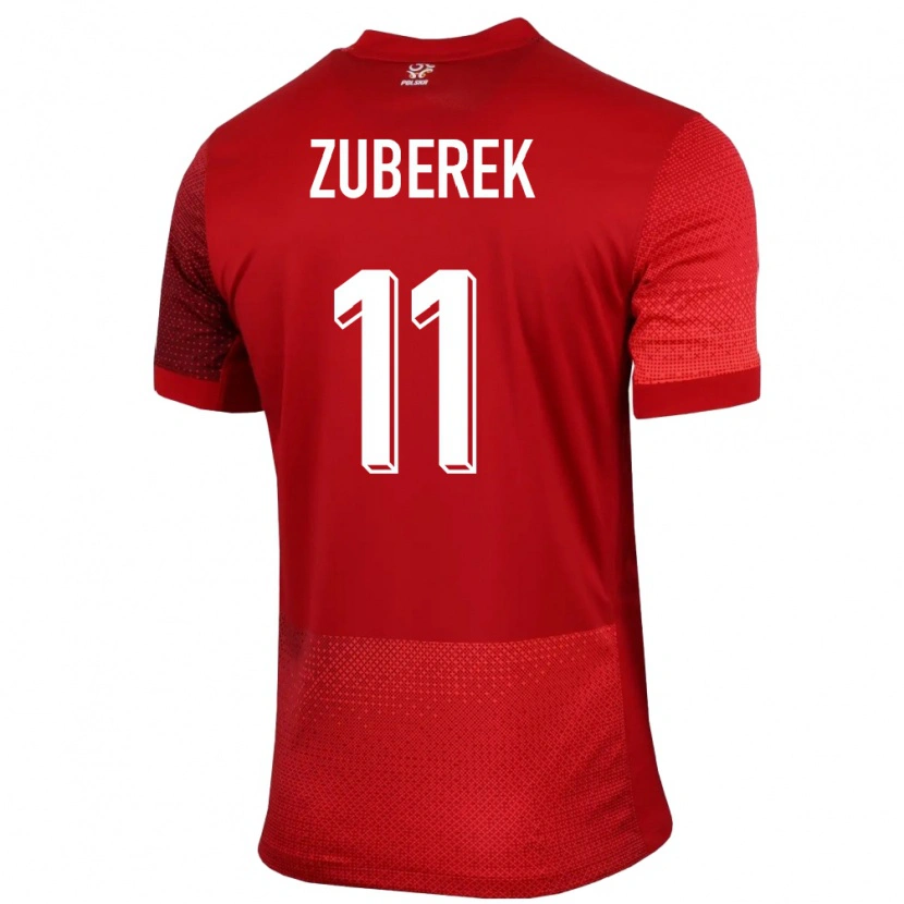 Danxen Men Poland Jan Żuberek #11 Red Away Jersey 24-26 T-Shirt