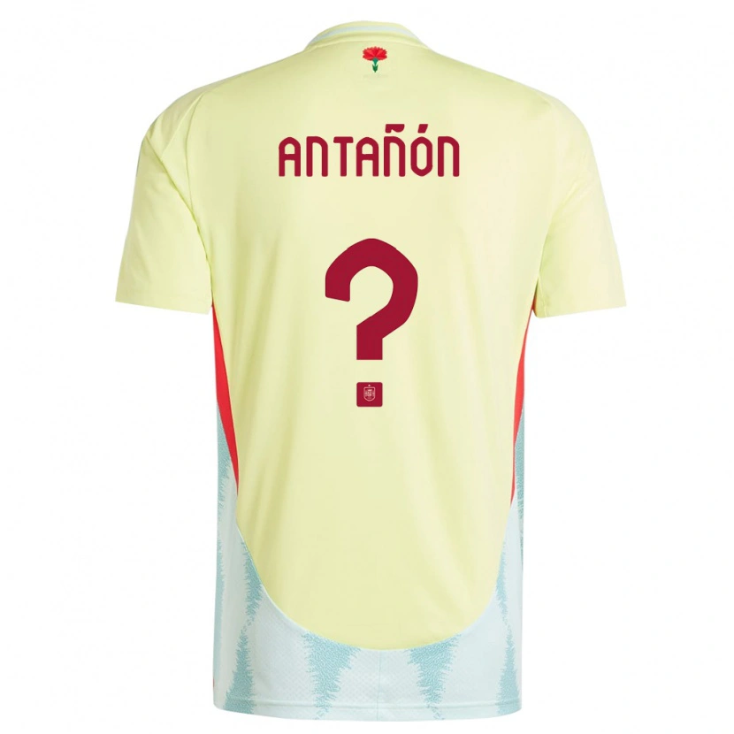 Danxen Men Spain Andrés Antañón #0 Yellow Away Jersey 24-26 T-Shirt