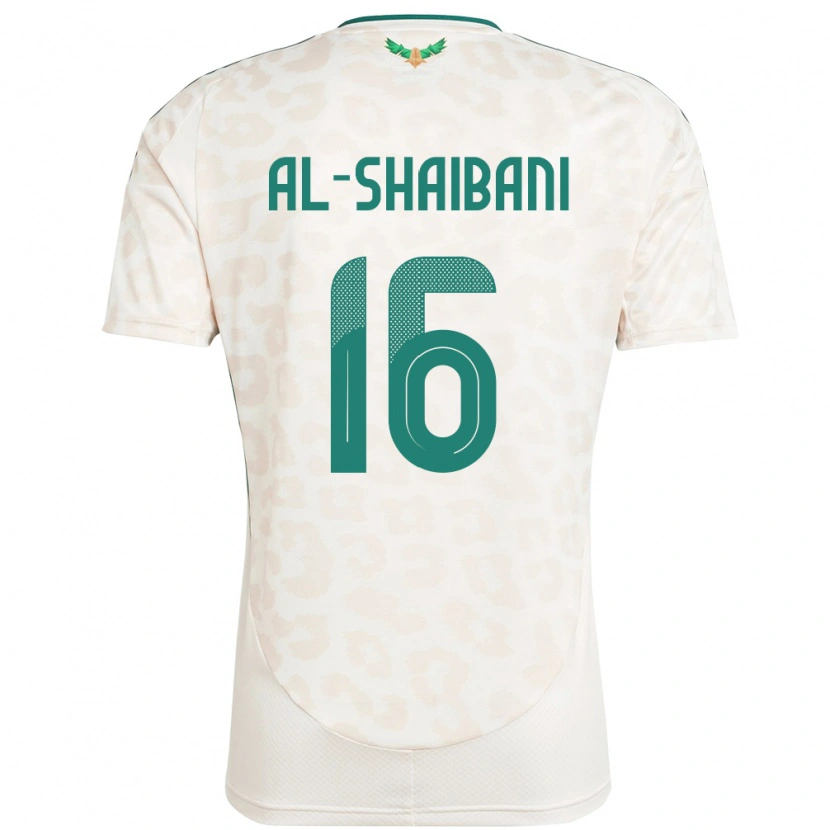 Danxen Men Saudi Arabia Asrar Al Shaibani #16 White Away Jersey 24-26 T-Shirt