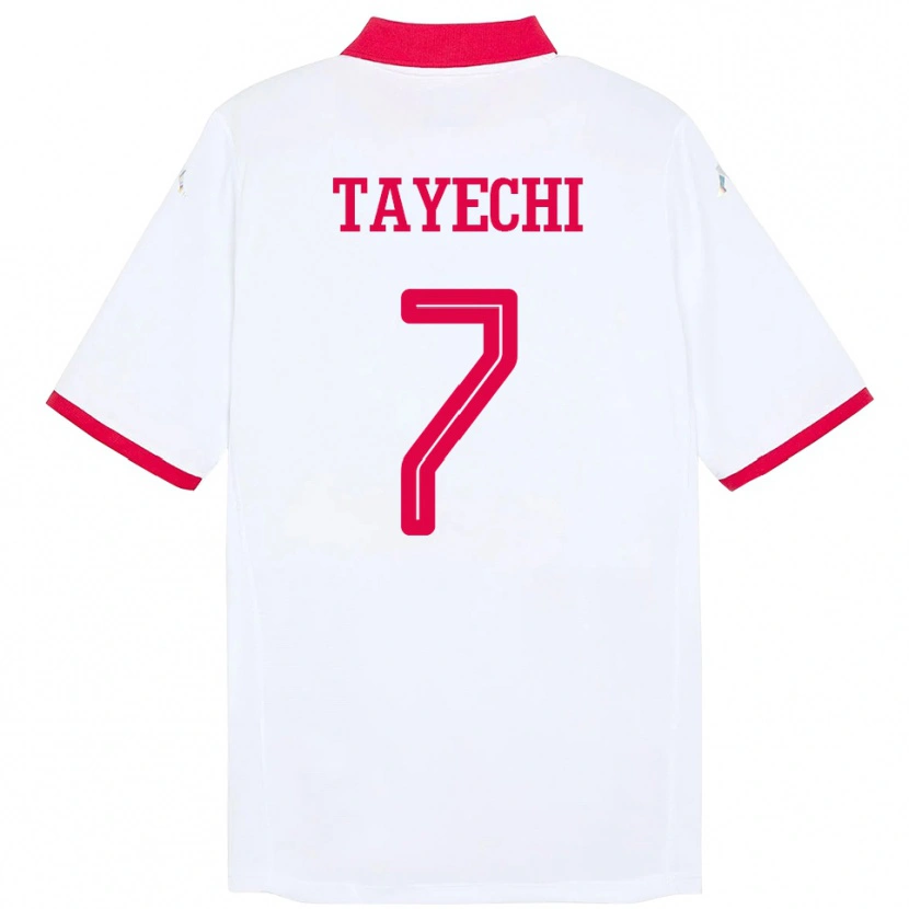 Danxen Men Tunisia Fedi Tayechi #7 White Away Jersey 24-26 T-Shirt