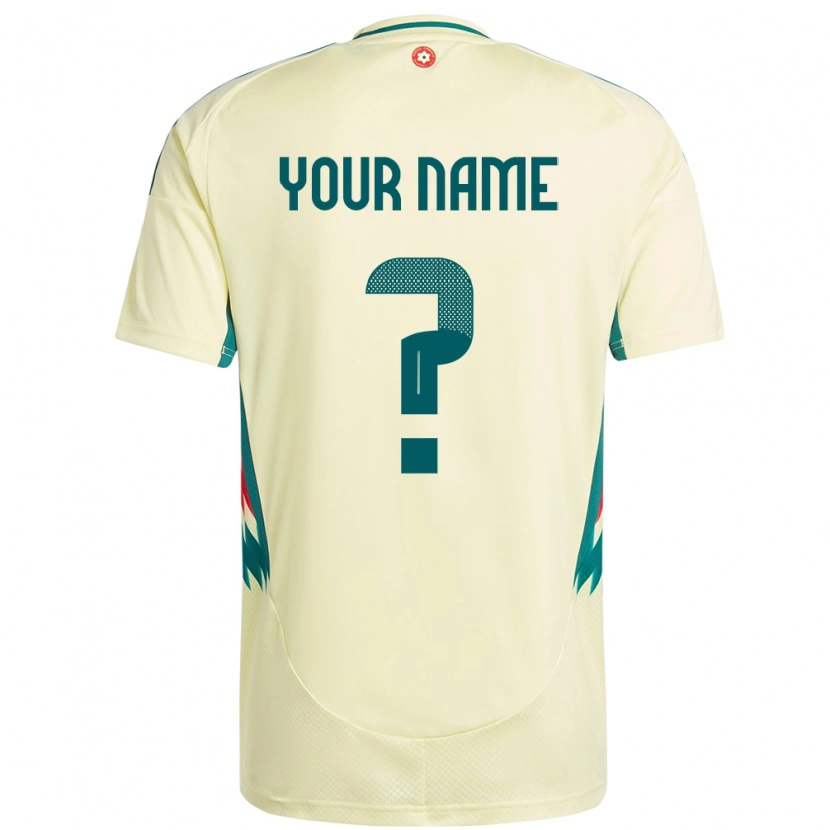 Danxen Men Wales Your Name #0 Beige Yellow Away Jersey 24-26 T-Shirt