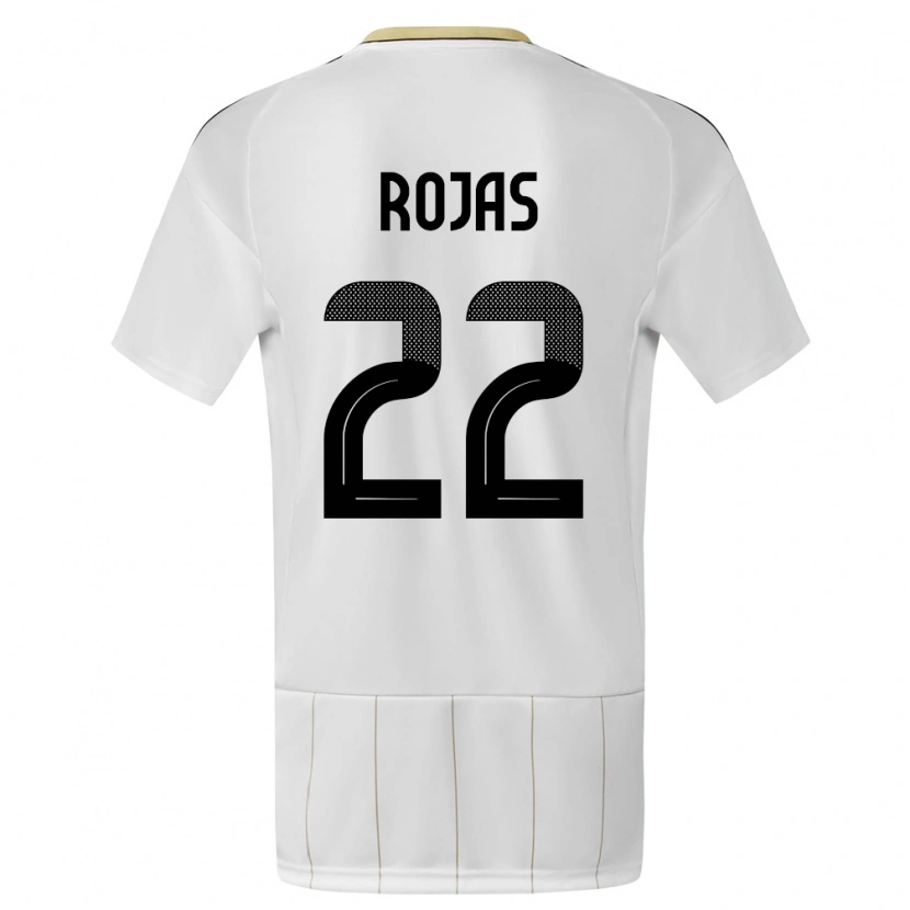 Danxen Men Costa Rica Andy Rojas #22 White Away Jersey 24-26 T-Shirt