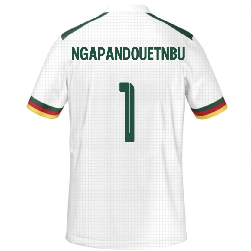 Danxen Men Cameroon Simon Ngapandouetnbu #1 White Away Jersey 24-26 T-Shirt