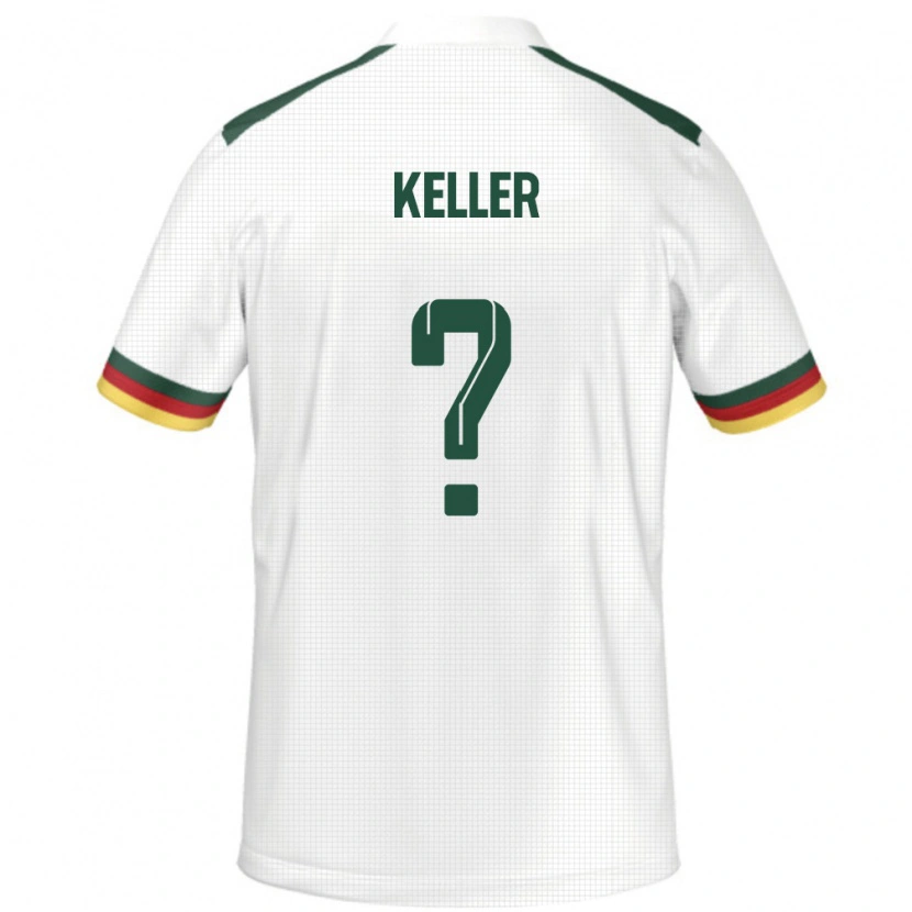 Danxen Men Cameroon Stephane Keller #0 White Away Jersey 24-26 T-Shirt