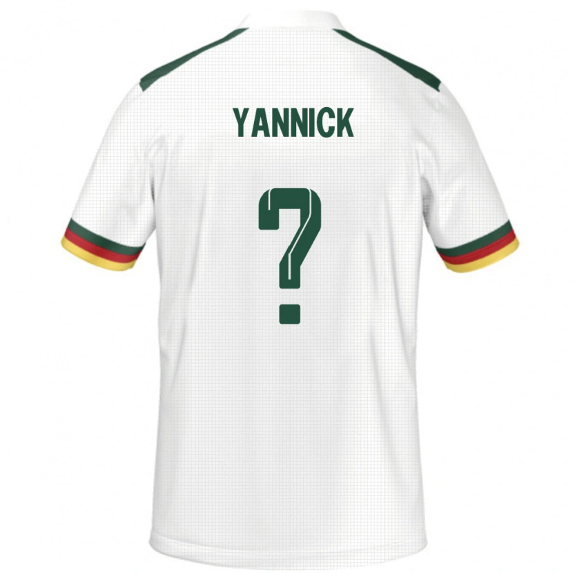 Danxen Men Cameroon Noah Yannick #0 White Away Jersey 24-26 T-Shirt