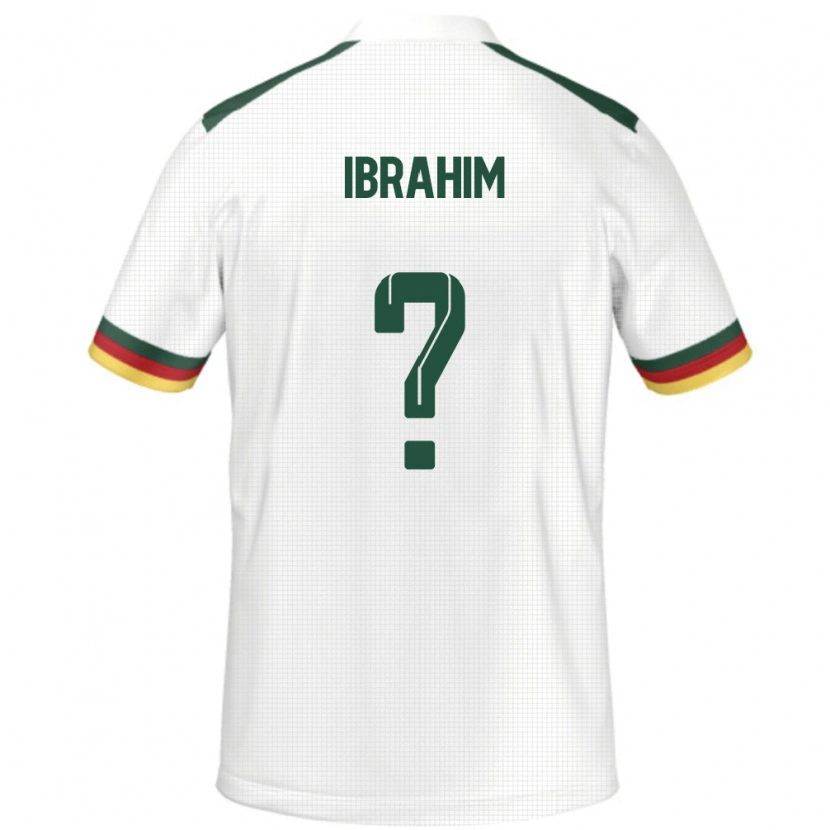 Danxen Men Cameroon Saidou Ibrahim #0 White Away Jersey 24-26 T-Shirt