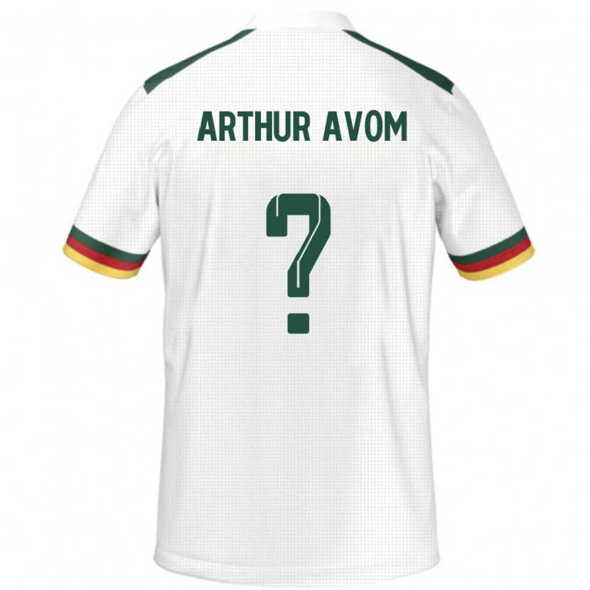 Danxen Men Cameroon Arthur Avom #0 White Away Jersey 24-26 T-Shirt