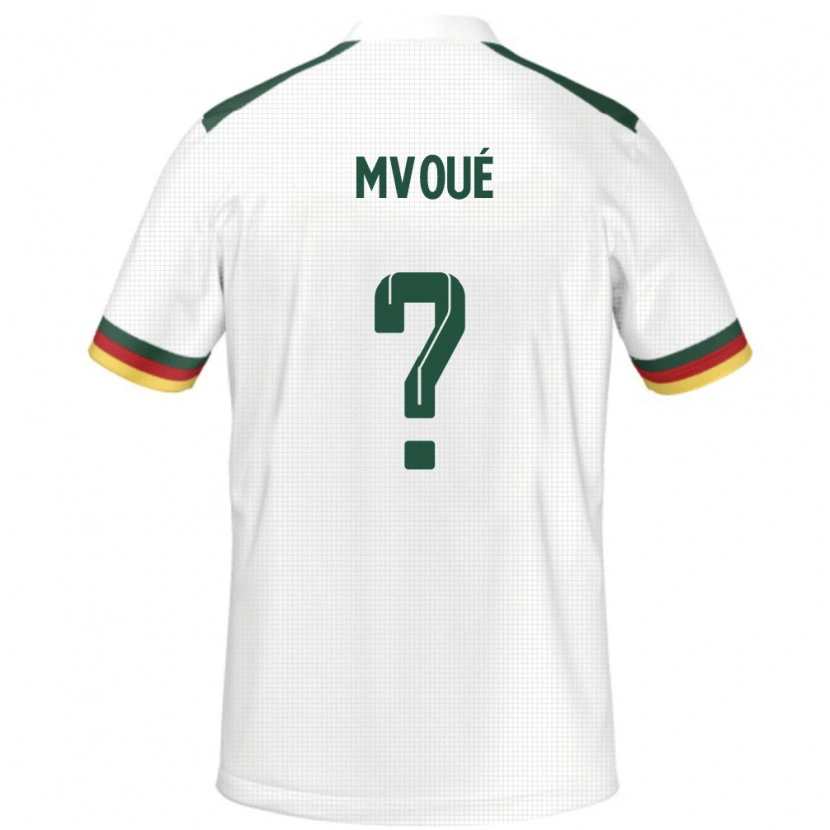 Danxen Men Cameroon Steve Mvoué #0 White Away Jersey 24-26 T-Shirt