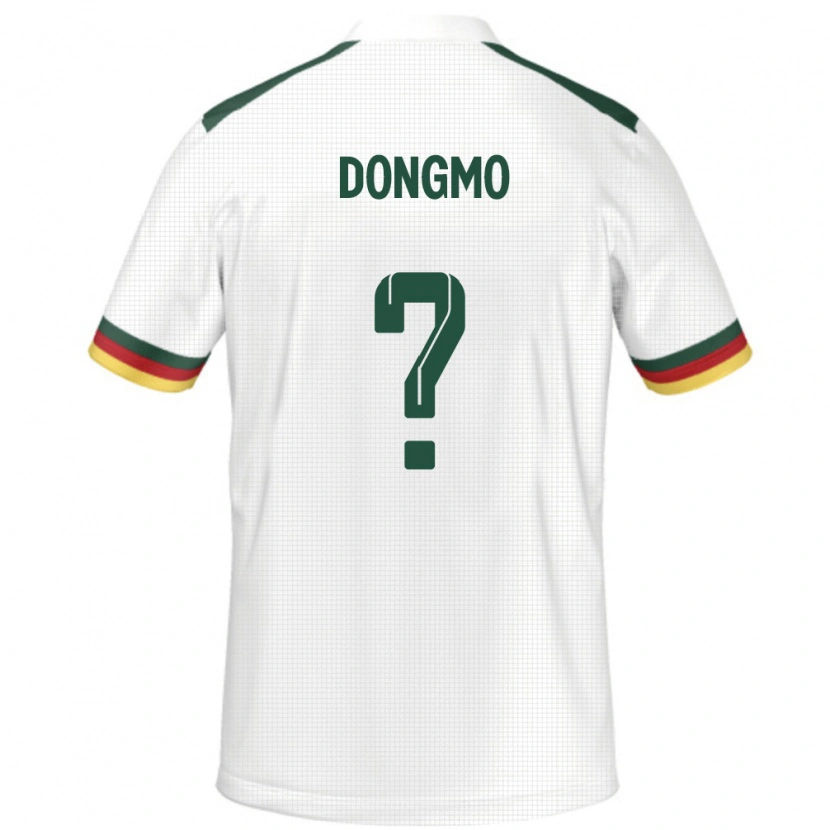 Danxen Men Cameroon Danel Dongmo #0 White Away Jersey 24-26 T-Shirt