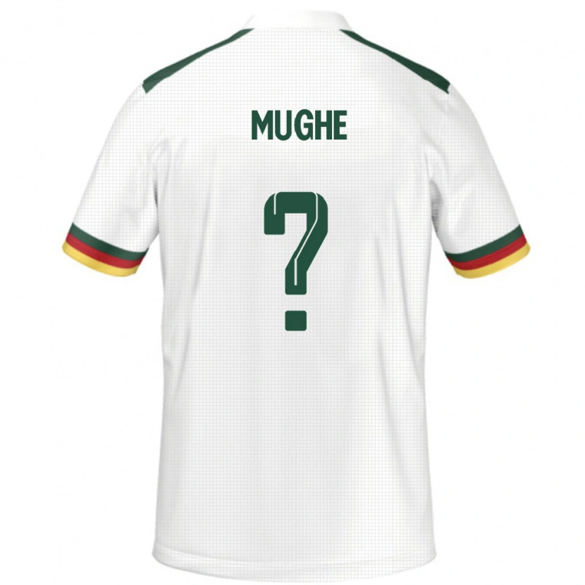 Danxen Men Cameroon François Mughe #0 White Away Jersey 24-26 T-Shirt