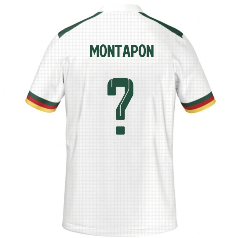 Danxen Men Cameroon Fadil Montapon #0 White Away Jersey 24-26 T-Shirt