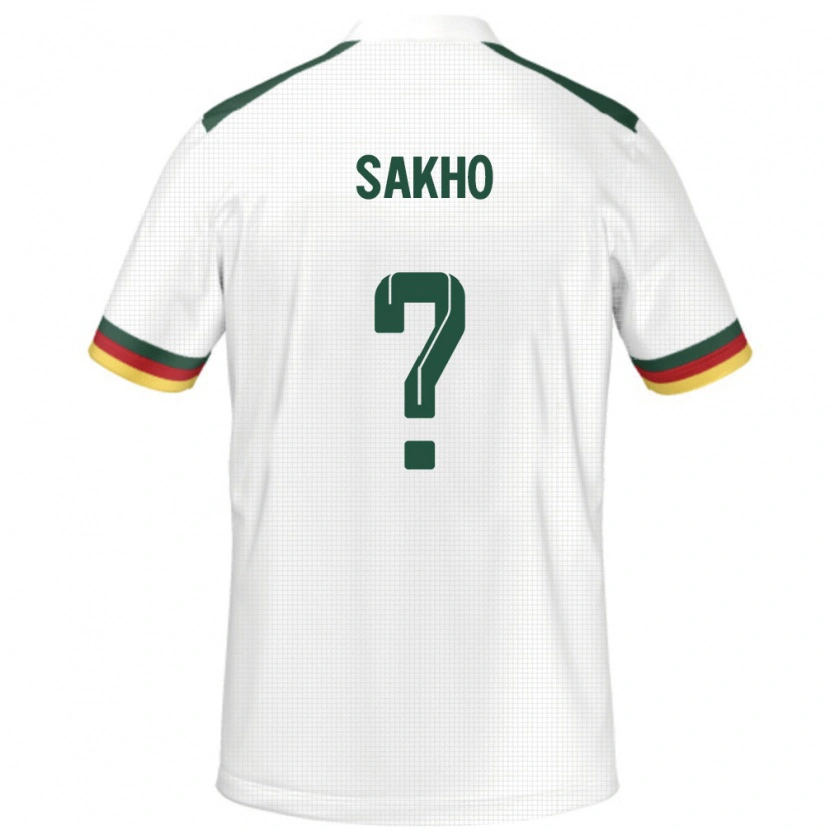 Danxen Men Cameroon Tyrone Sakho #0 White Away Jersey 24-26 T-Shirt