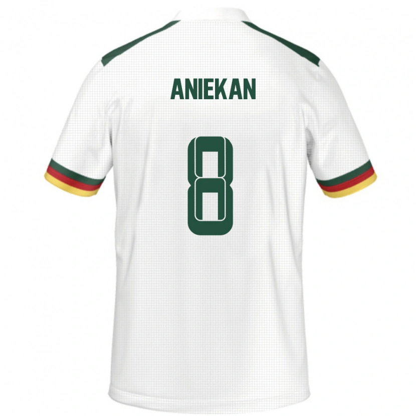 Danxen Men Cameroon Stephan Aniekan #8 White Away Jersey 24-26 T-Shirt