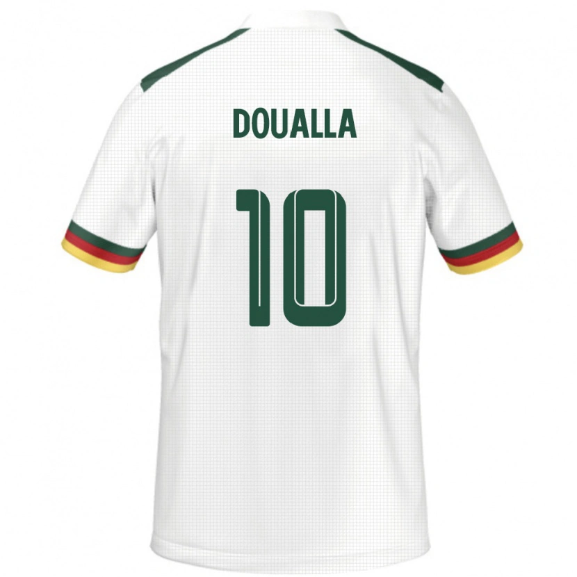 Danxen Men Cameroon Nathan Doualla #10 White Away Jersey 24-26 T-Shirt