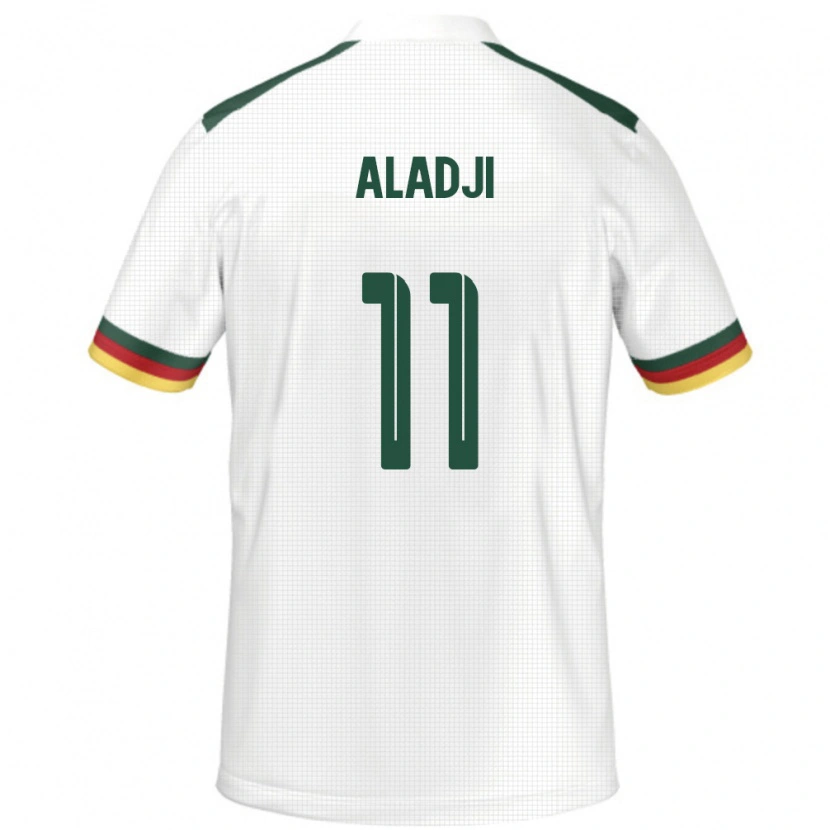 Danxen Men Cameroon Abakar Aladji #11 White Away Jersey 24-26 T-Shirt