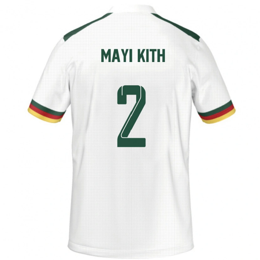 Danxen Men Cameroon Easther Mayi Kith #2 White Away Jersey 24-26 T-Shirt