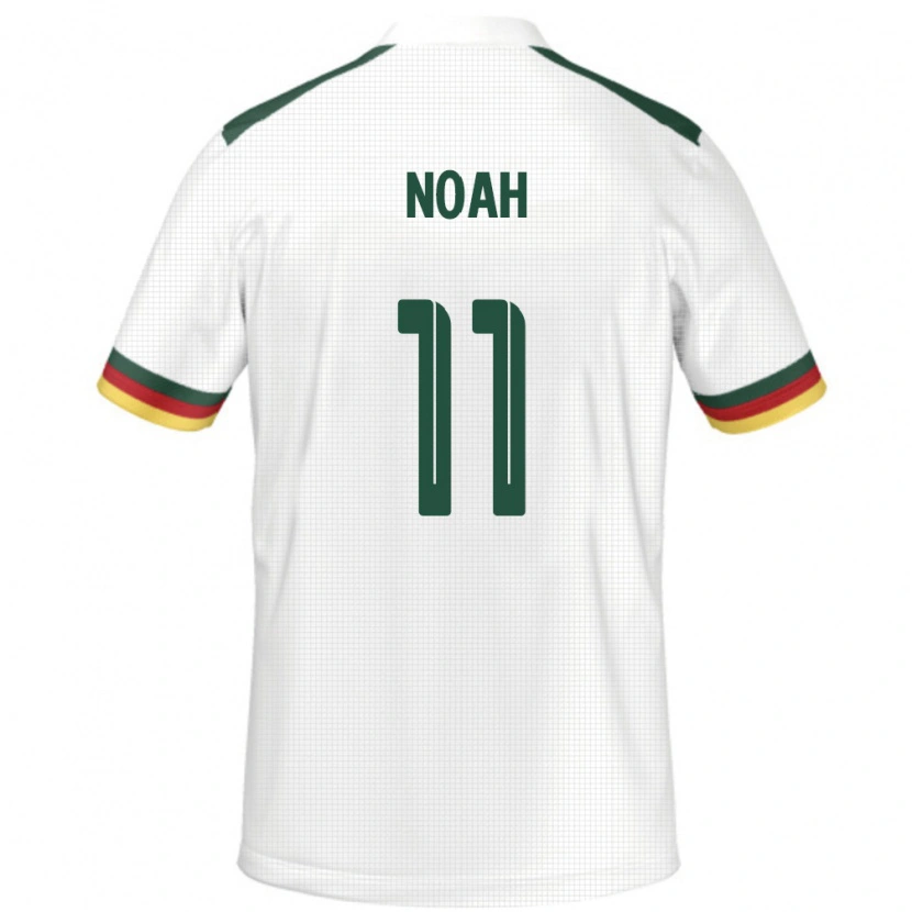 Danxen Men Cameroon Yanick Noah #11 White Away Jersey 24-26 T-Shirt