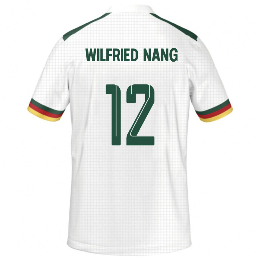 Danxen Men Cameroon Toni Wilfried Nang #12 White Away Jersey 24-26 T-Shirt