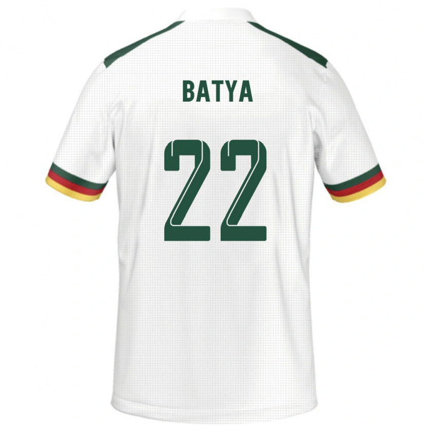 Danxen Men Cameroon Michaela Batya #22 White Away Jersey 24-26 T-Shirt