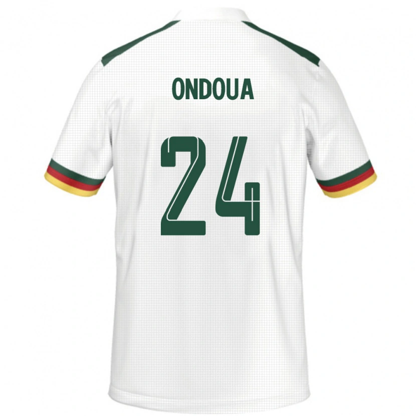 Danxen Men Cameroon Gael Ondoua #24 White Away Jersey 24-26 T-Shirt